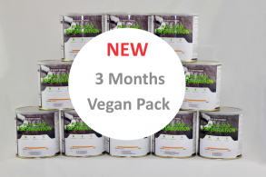 3 months Vegan Emergency Food Pack